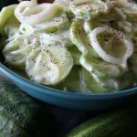 Creamy Cucumber and Onion Salad