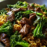 Beef and Broccoli Ramen Stir Fry
