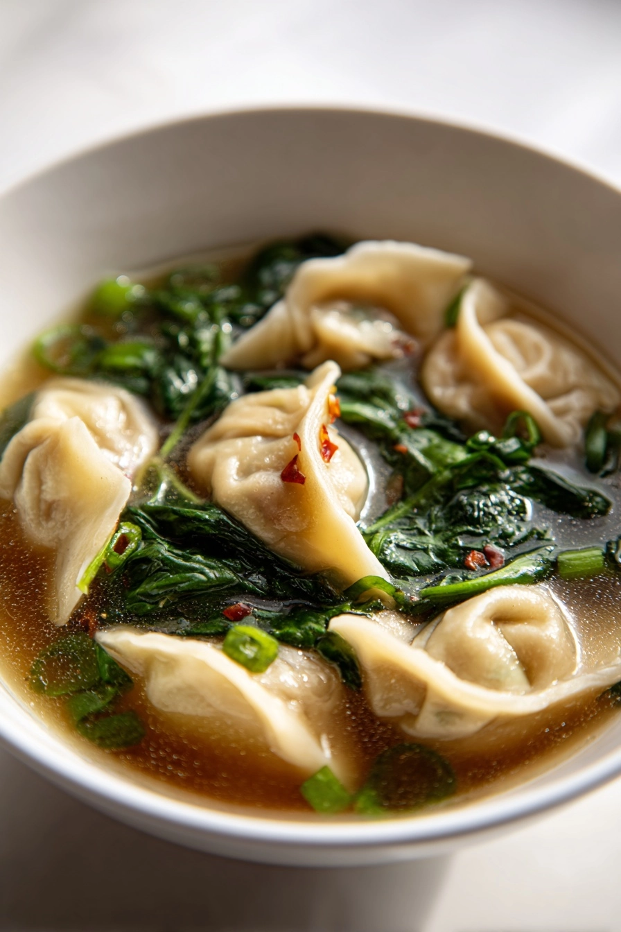 Comforting Potsticker Soup: A Warm Bowl of Joy!