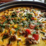 Creamy Cheesy Ground Beef Taco Soup