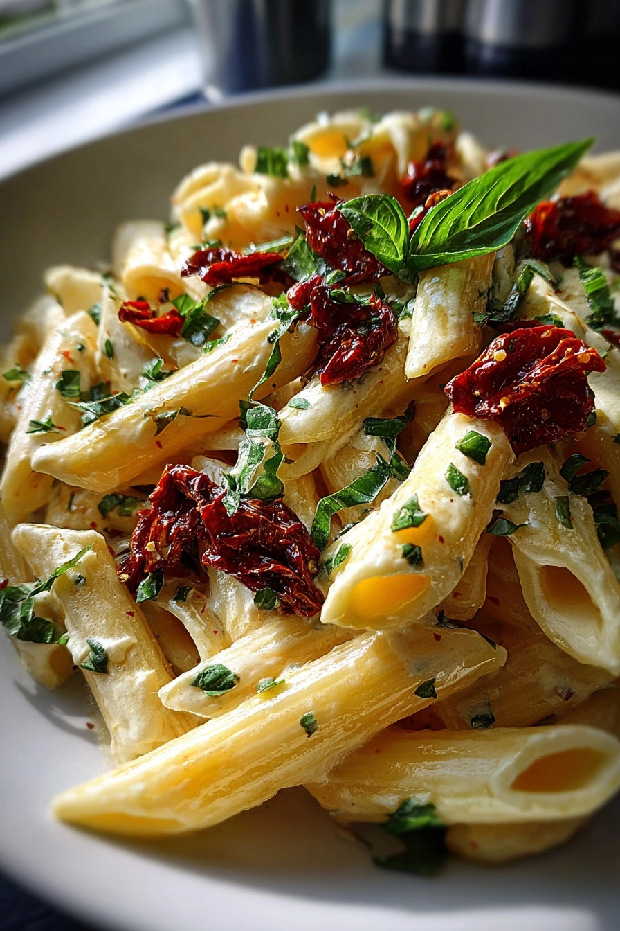 Creamy Sun-Dried Tomato Vegan Pasta Will Delight You! Creamy Sun-Dried Tomato Vegan Pasta