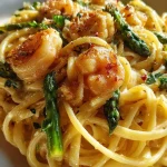 Delicious Shrimp Asparagus Carbonara for Quick Family Dinners
