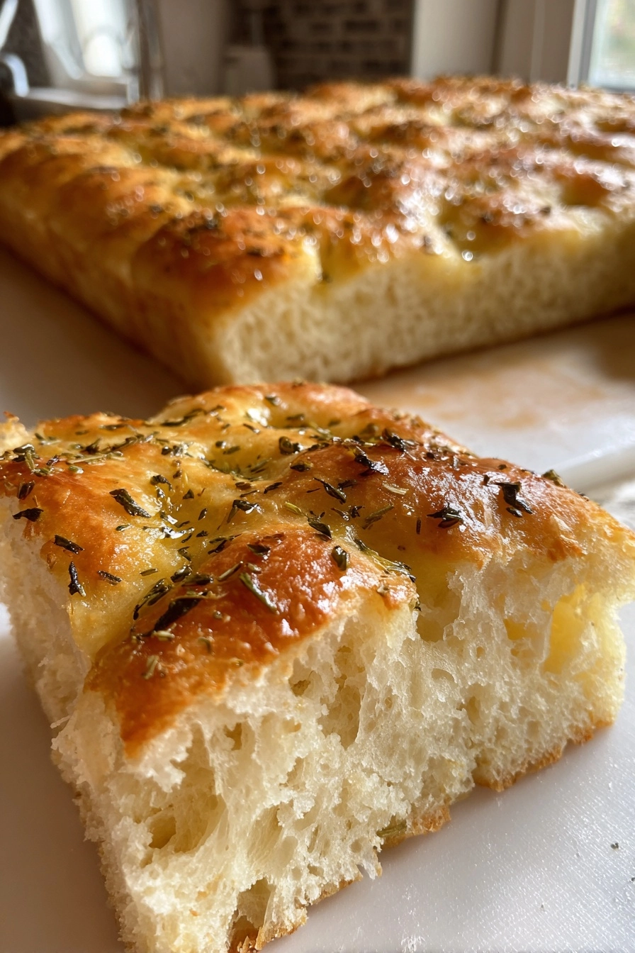 Easy Homemade Focaccia Bread