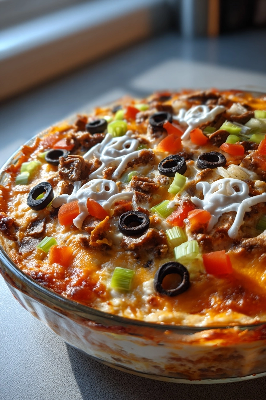 Graveyard Taco Dip