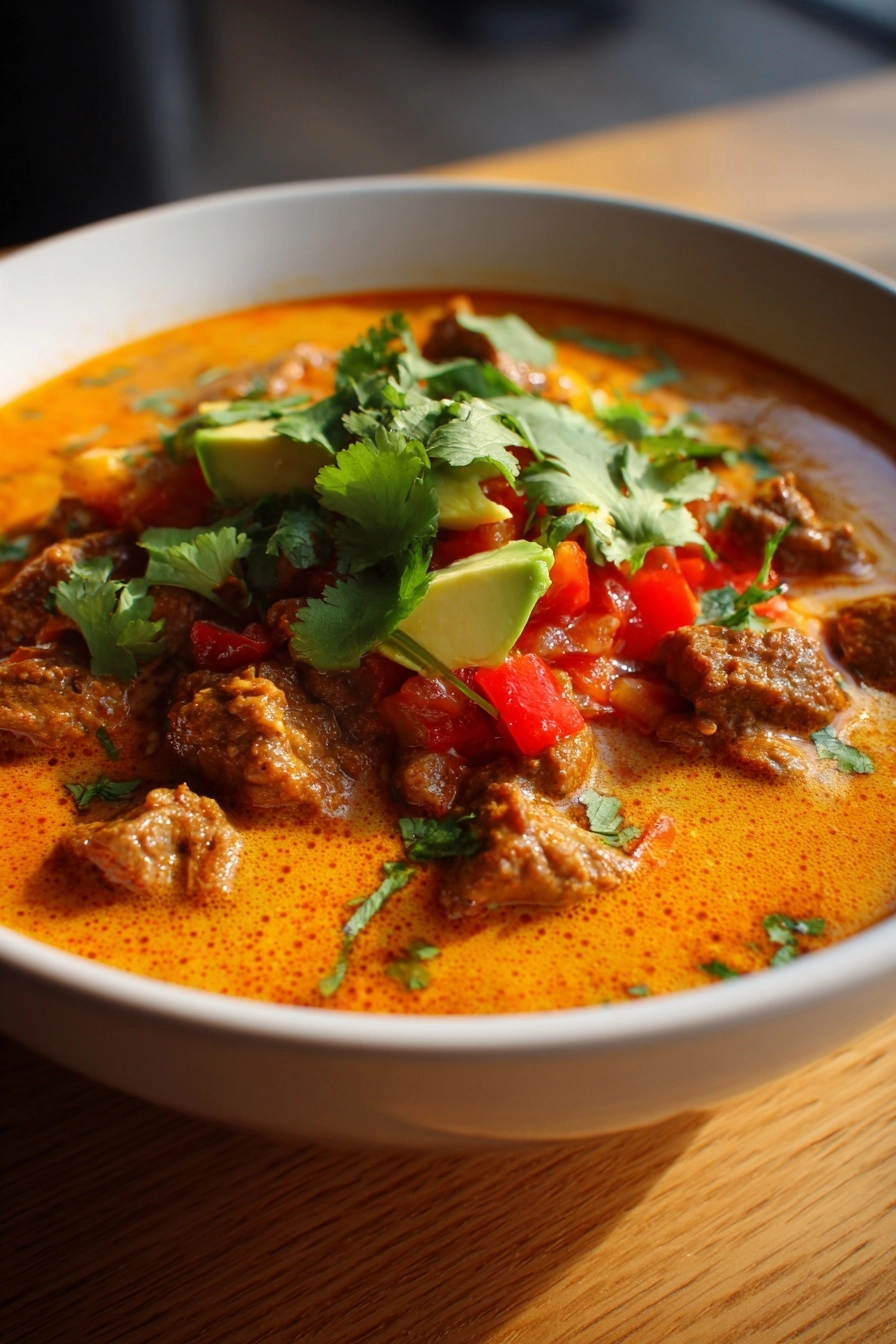 High Protein Creamy Taco Soup