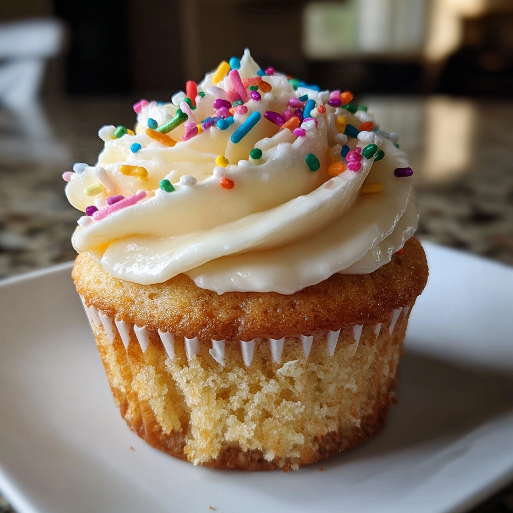 Lazy Girl’s Easy Vanilla Cupcakes