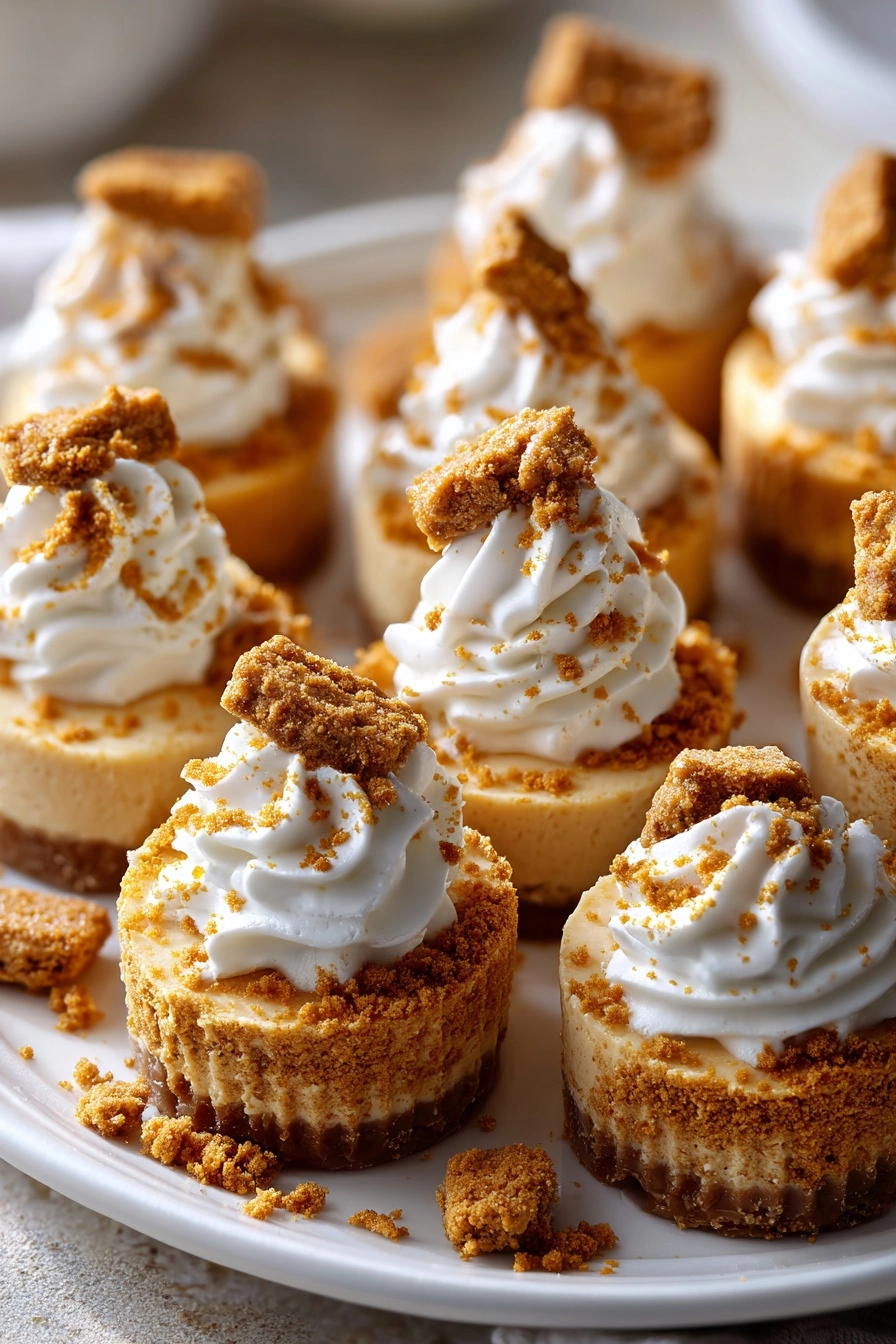 No-Bake Mini Biscoff Cheesecakes You Can't Resist! No-Bake Mini Biscoff Cheesecakes