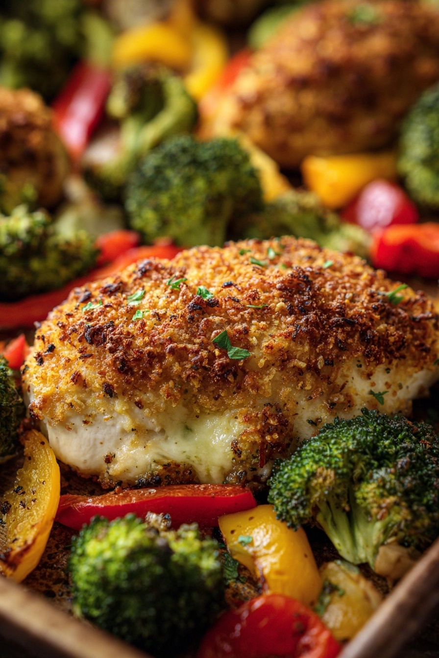 Parmesan Crusted Chicken Sheet Pan Dinner Made Easy! Parmesan Crusted Chicken Sheet Pan Dinner