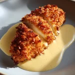 Pretzel Chicken with Mustard-Cheddar Sauce: A Must-Try Delight! Pretzel Chicken with Mustard-Cheddar Sauce