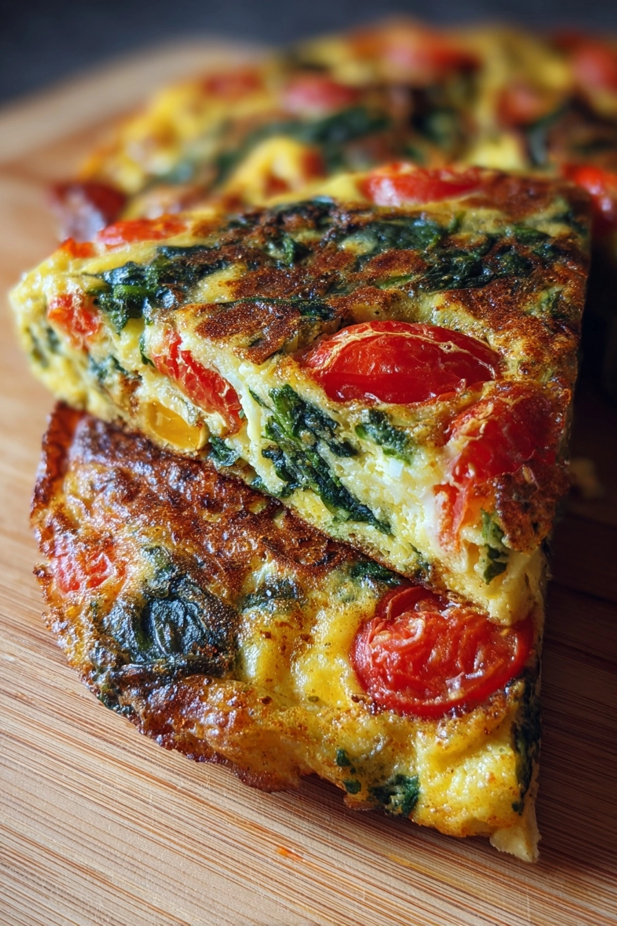 Sheet Pan Spinach Tomato Frittata: Your Quick, Healthy Meal! Sheet Pan Spinach Tomato Frittata