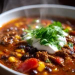Slow Cooker Taco Soup: A Flavorful Meal in Minutes Slow Cooker Taco Soup