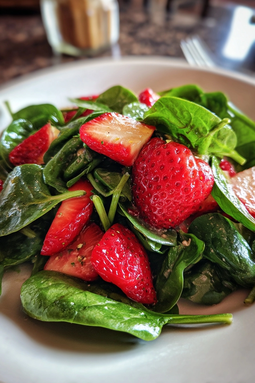 Strawberry Spinach Salad: A Refreshing Health Boost! Strawberry Spinach Salad