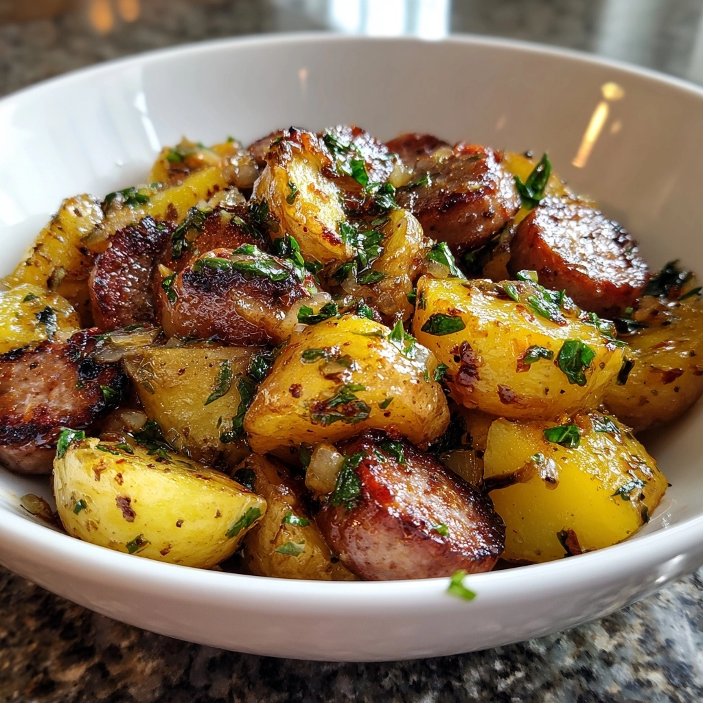 Swamp Potatoes with Sausage Hit the Spot