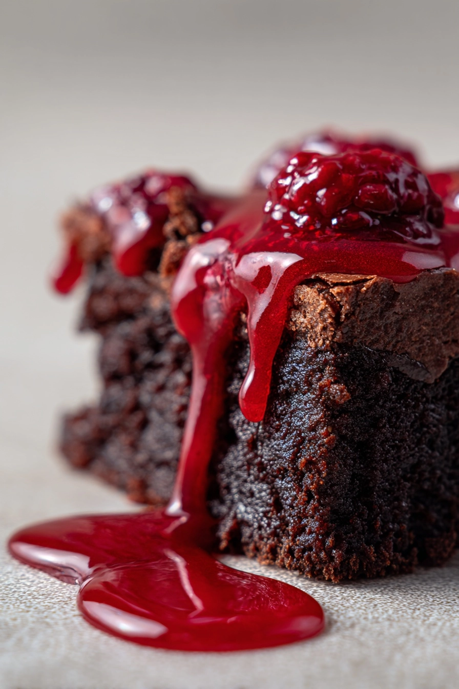 Vampire Bite Brownies