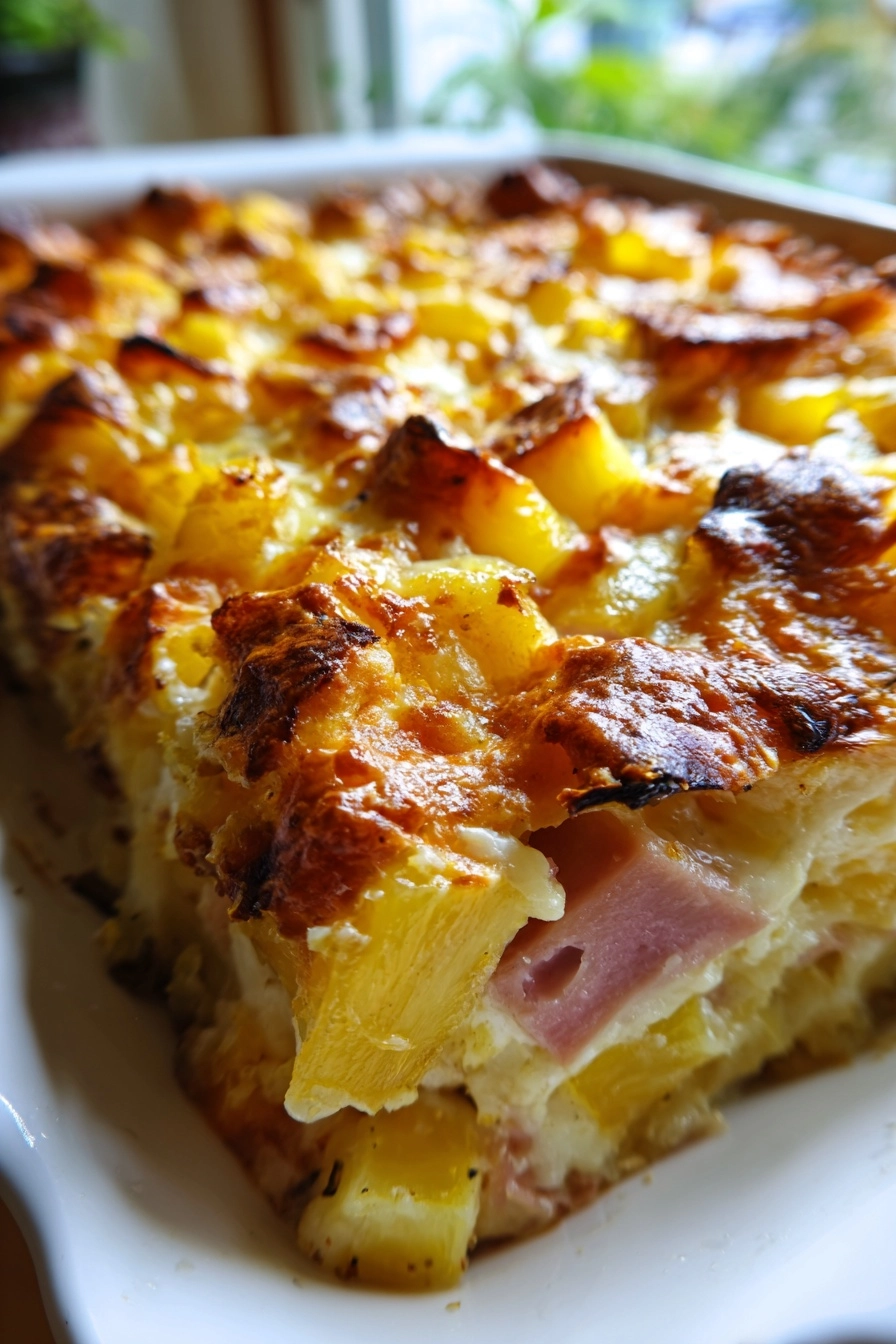 Baked ham and pineapple casserole that will wow your guests! baked ham and pineapple casserole