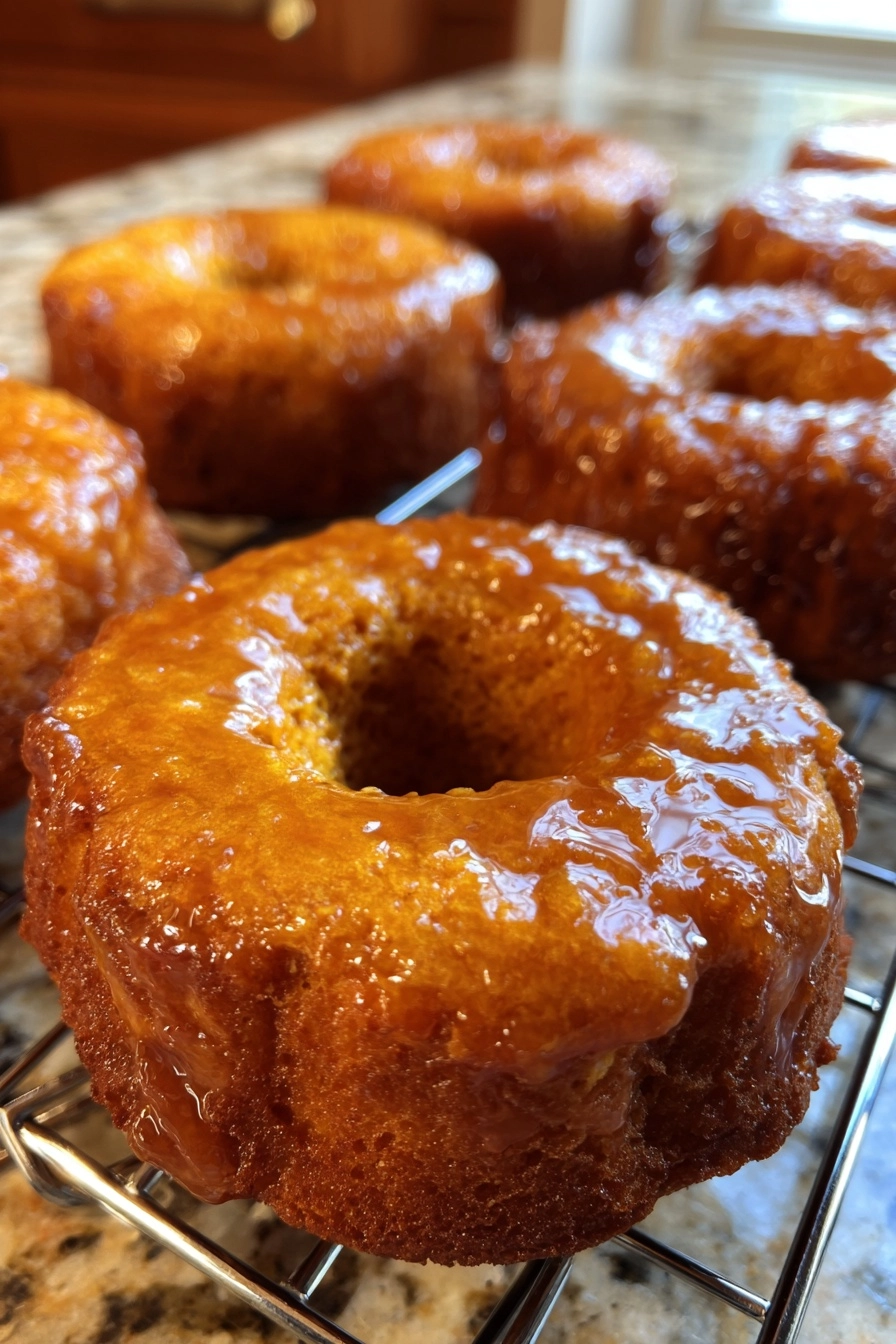 Baked pumpkin donuts with maple glaze you can't resist! baked pumpkin donuts with maple glaze