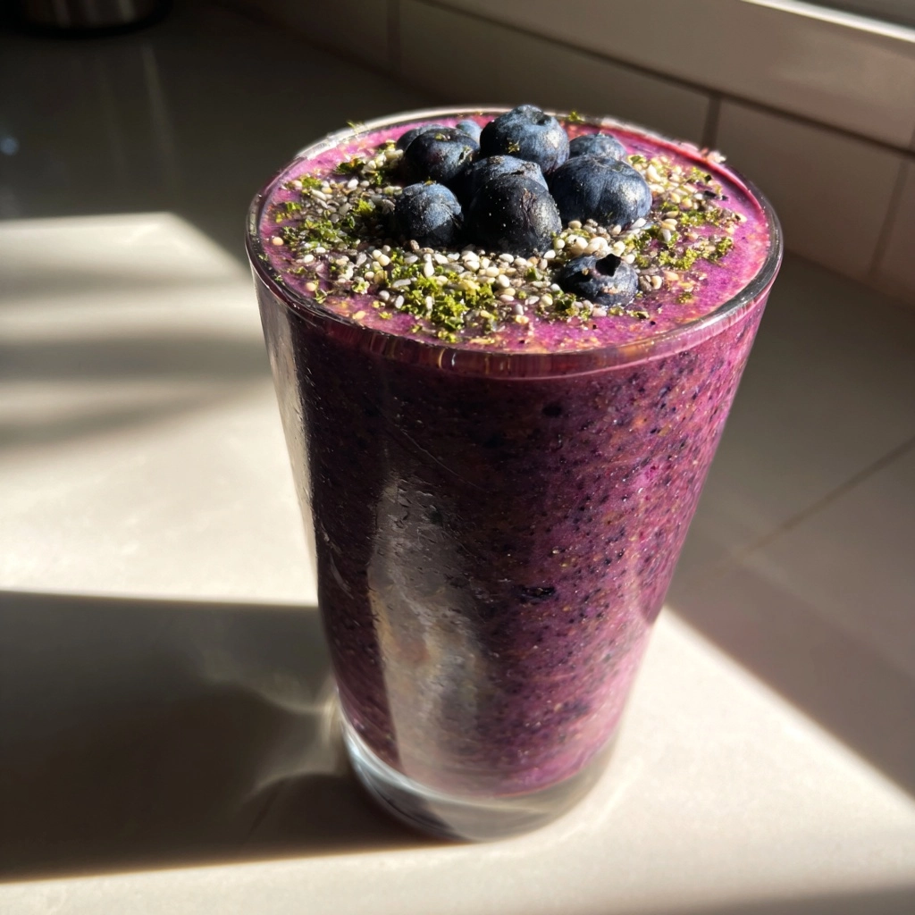 blueberry spinach smoothie
