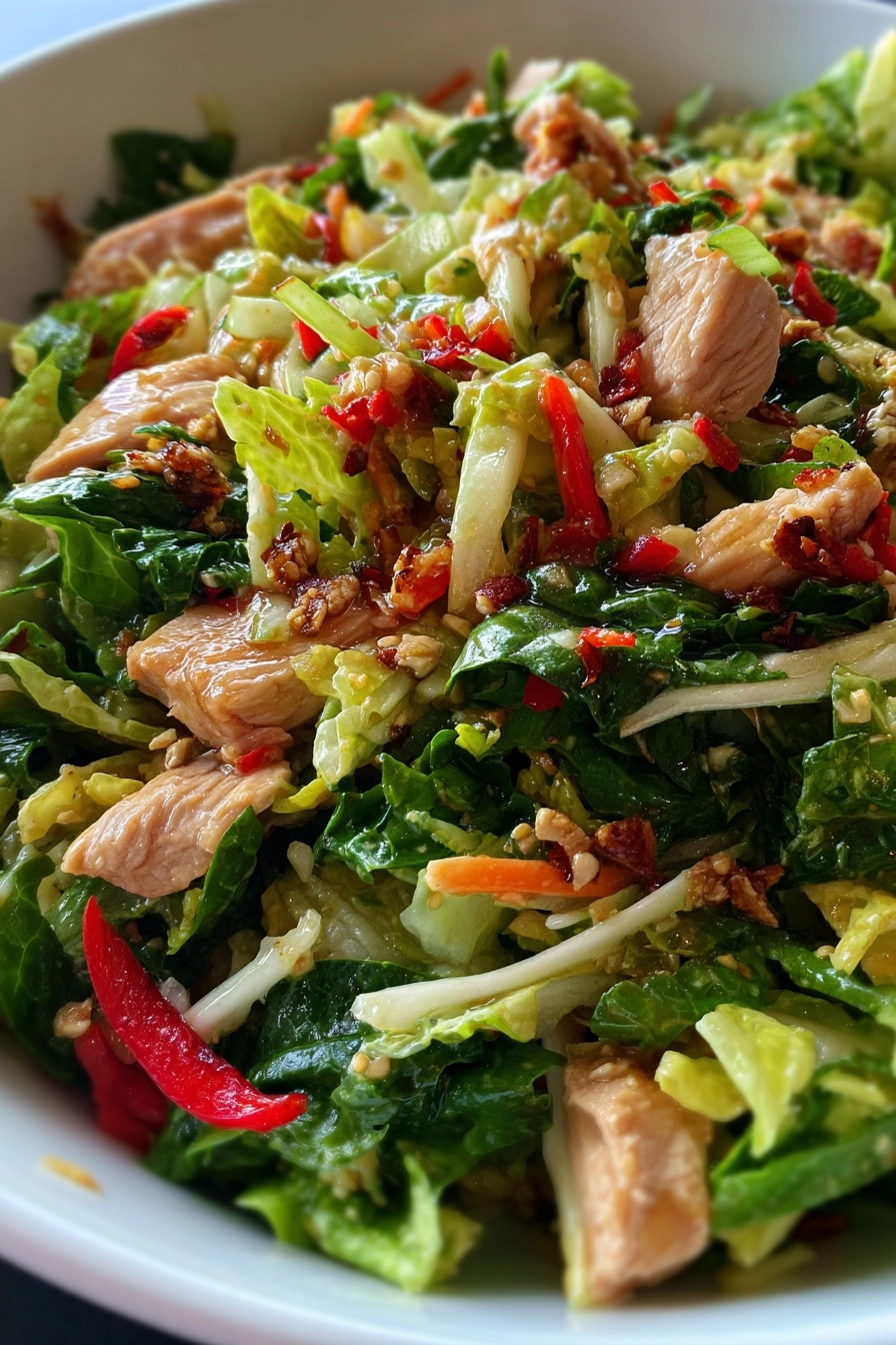 Chinese chicken chopped salad: A fresh twist on dinner! chinese chicken chopped salad