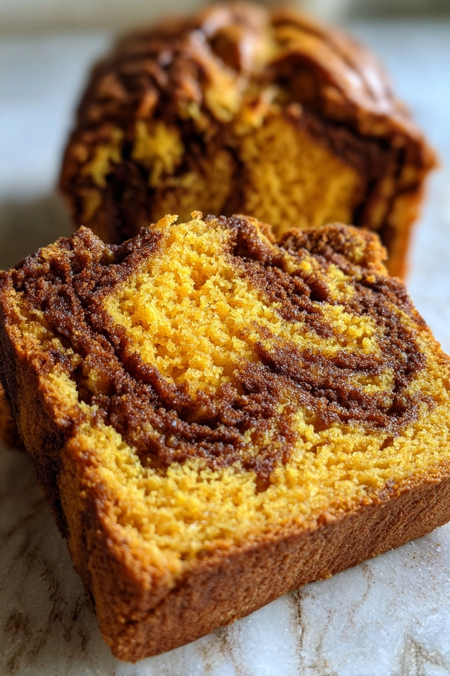 cinnamon swirl pumpkin bread
