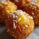 coconut cashew pineapple bites