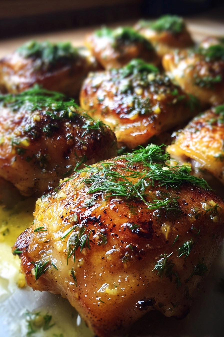 Lemon dill chicken thighs that will elevate your dinner! lemon dill chicken thighs