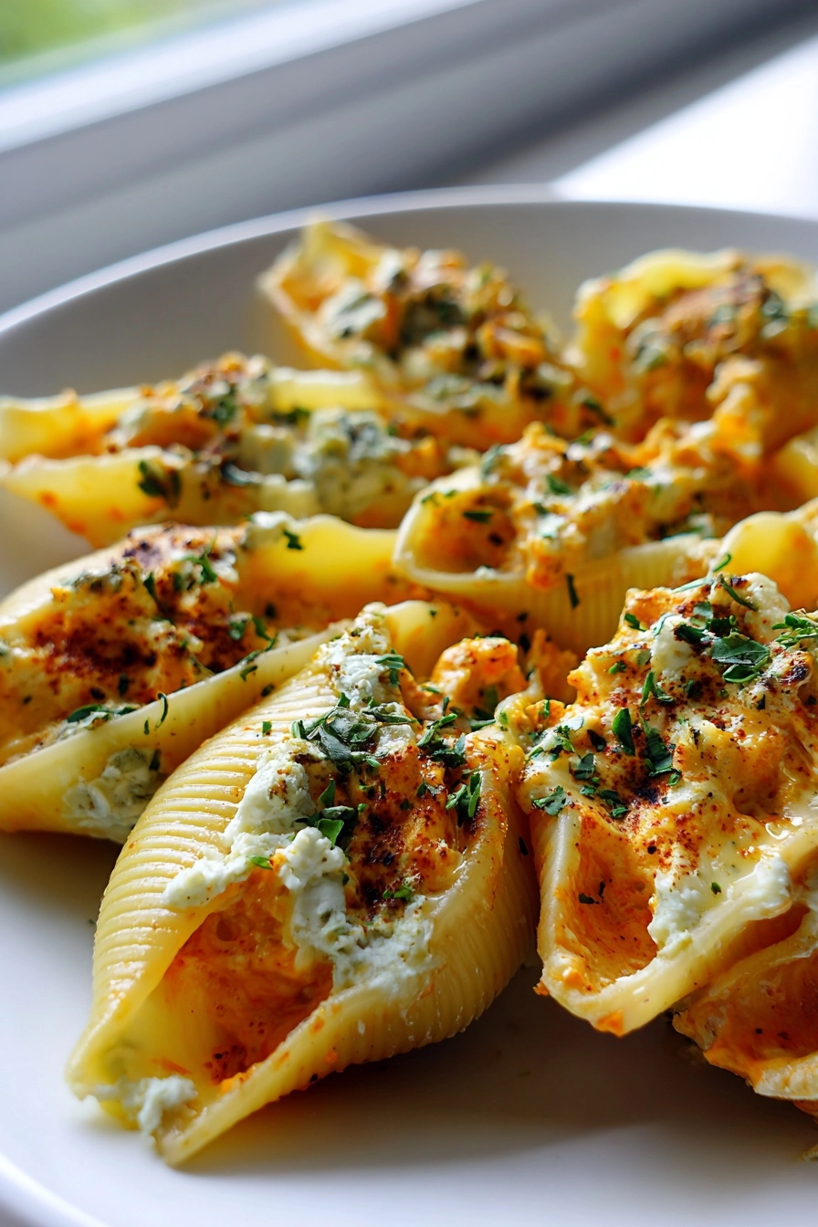 pumpkin gouda stuffed shells