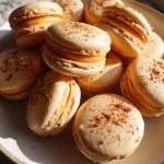 pumpkin pie macarons