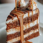 salted caramel espresso cake