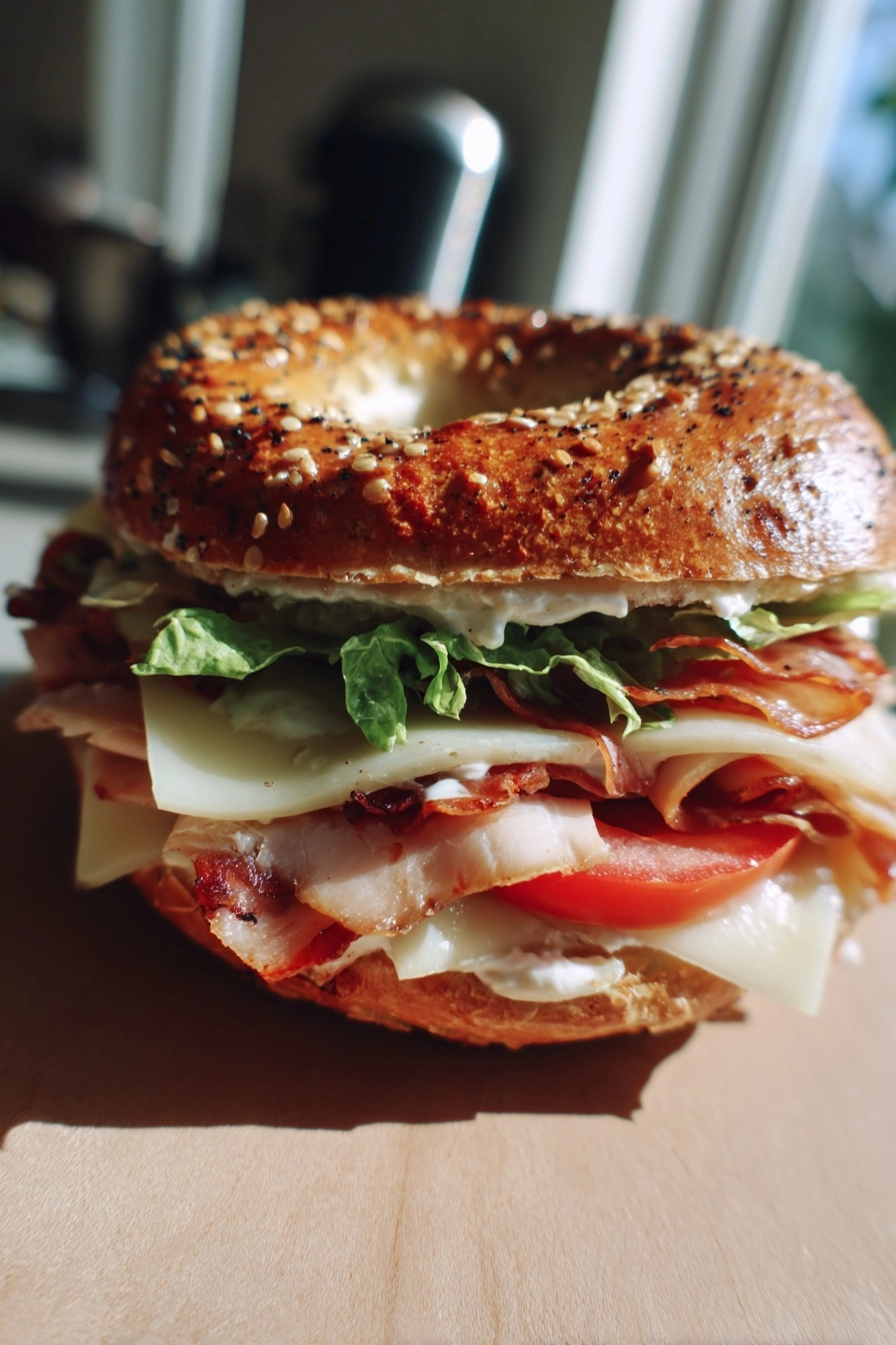 Turkey Havarti Bagel Sandwich: A Taste You Can't Miss! turkey havarti bagel sandwich