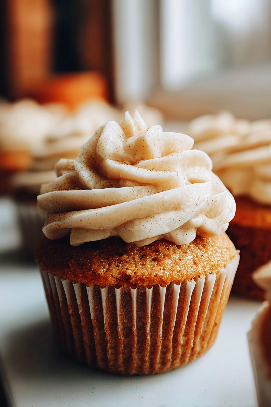 Vanilla Chai Pumpkin Cupcakes You Must Try Today! vanilla chai pumpkin cupcakes