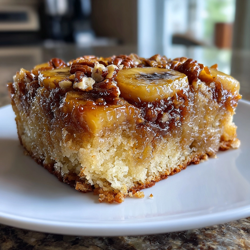 Banana Pecan Upside-Down Cake: A Delicious Twist! Banana Pecan Upside‑Down Cake