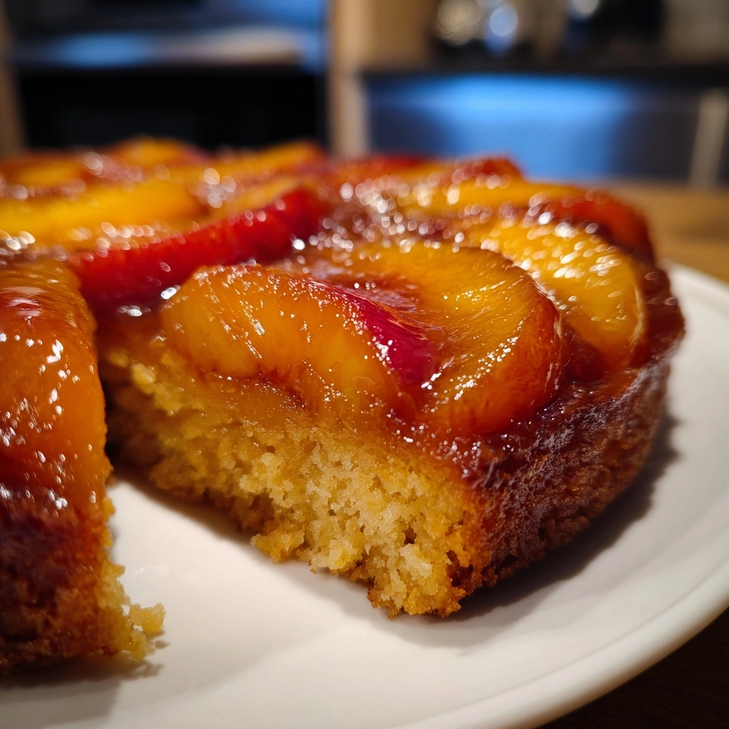Brown Butter Peach Upside-Down Cake: A Delightful Twist! Brown Butter Peach Upside‑Down Cake
