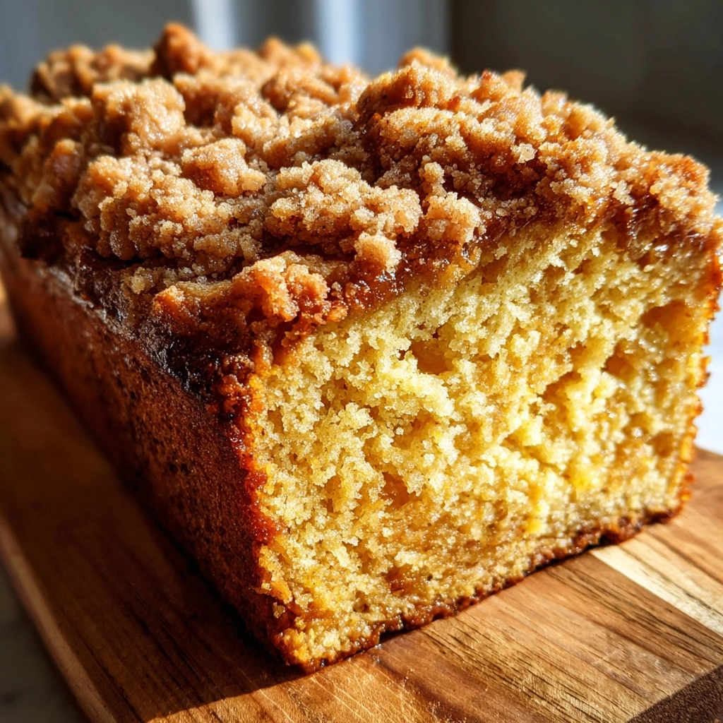 Fluffy Pumpkin Crumb Loaf Cake