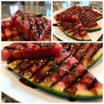 Grilled Watermelon Steak with Balsamic Glaze