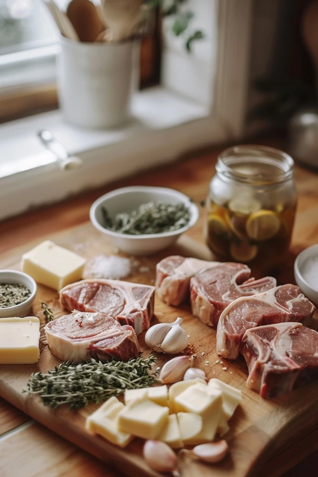 Keto Crockpot Pork Chops with Garlic Butter Sauce Delight! Ingredients for Keto Crockpot Pork Chops with Garlic Butter Sauce