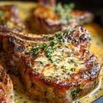 Keto Crockpot Pork Chops with Garlic Butter Sauce Delight! Keto Crockpot Pork Chops with Garlic Butter Sauce