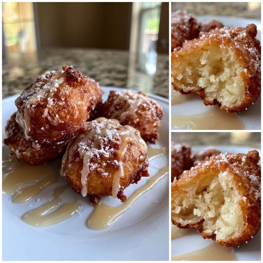 Mini Apple Fritters with Maple Glaze: A Sweet Delight! Mini Apple Fritters with Maple Glaze