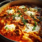 One-Pot Lasagna Soup with Ricotta Cheese for Easy Dinner! One-Pot Lasagna Soup with Ricotta Cheese