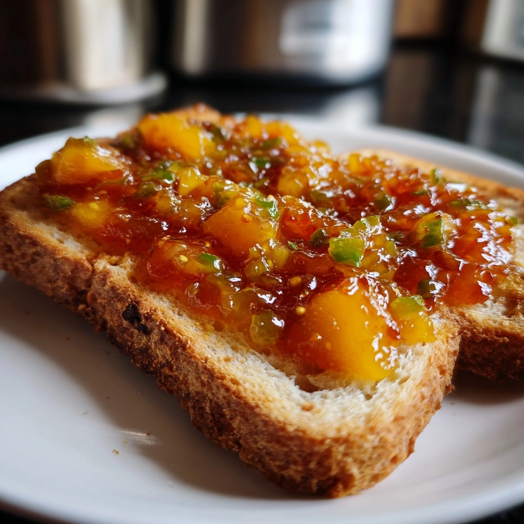 Peach & Jalapeño Jam for Toasts: A Sweet Surprise! Peach & Jalapeño Jam for Toasts