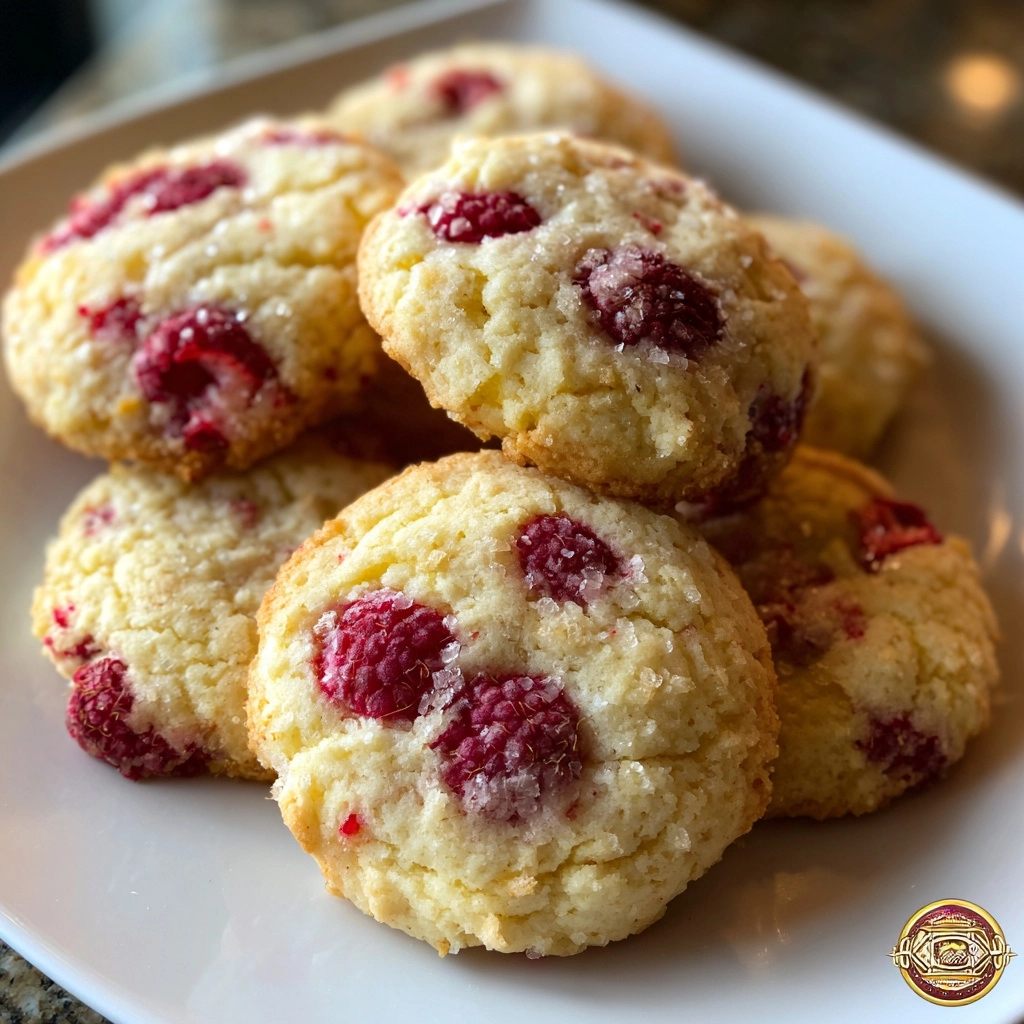 lemon raspberry cookies