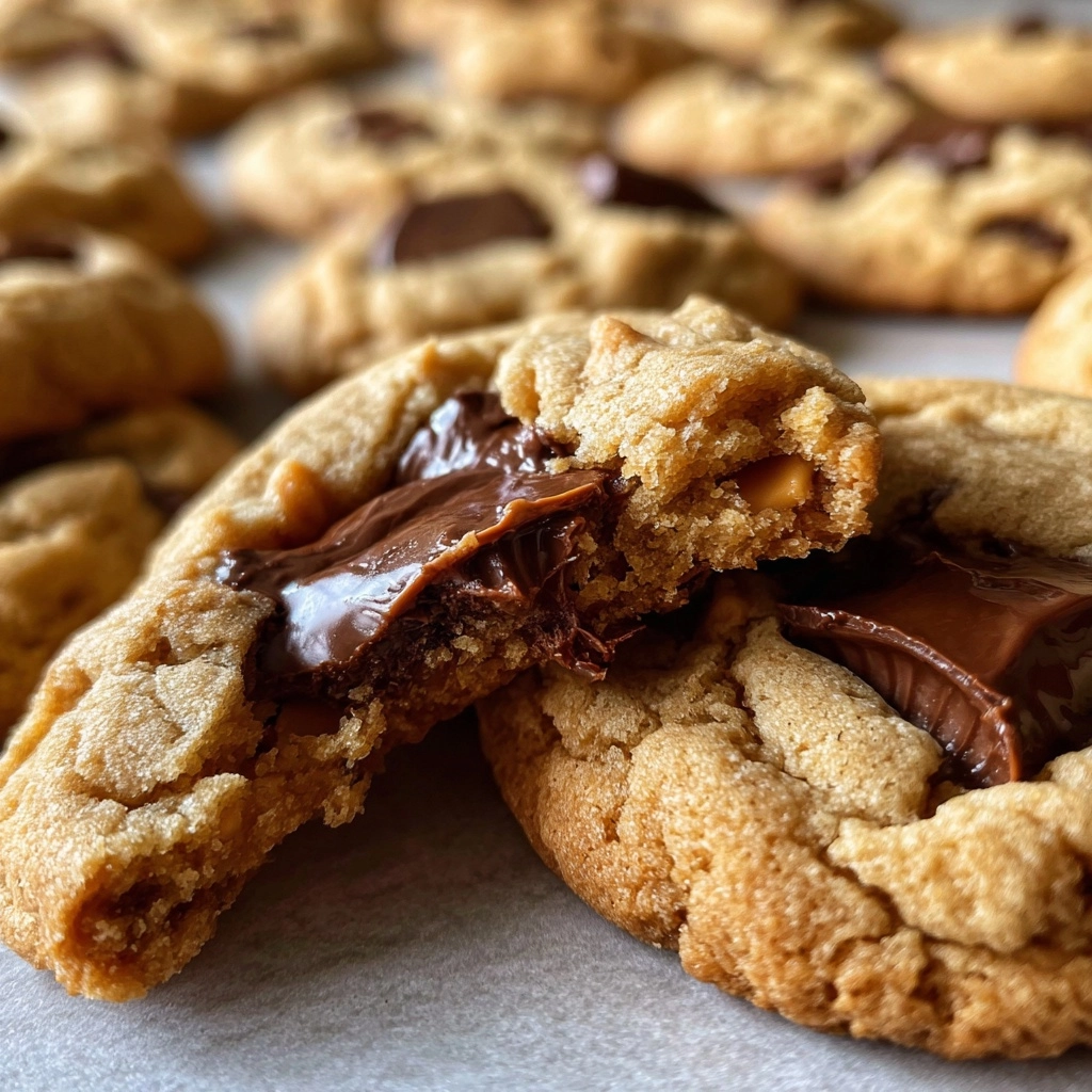 Peanut butter cup cookies that melt in your mouth! peanut butter cup cookies