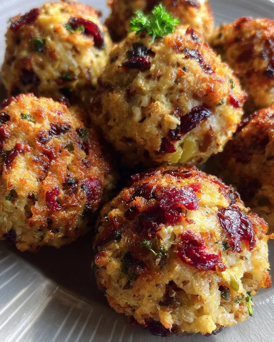 Cranberry Turkey Stuffing Balls Recipe: Delight Your Guests! Cranberry Turkey Stuffing Balls Recipe