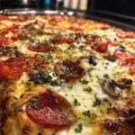 Easy Keto Pizza Casserole for Dinner: A Quick Delight! Easy Keto Pizza Casserole for Dinner