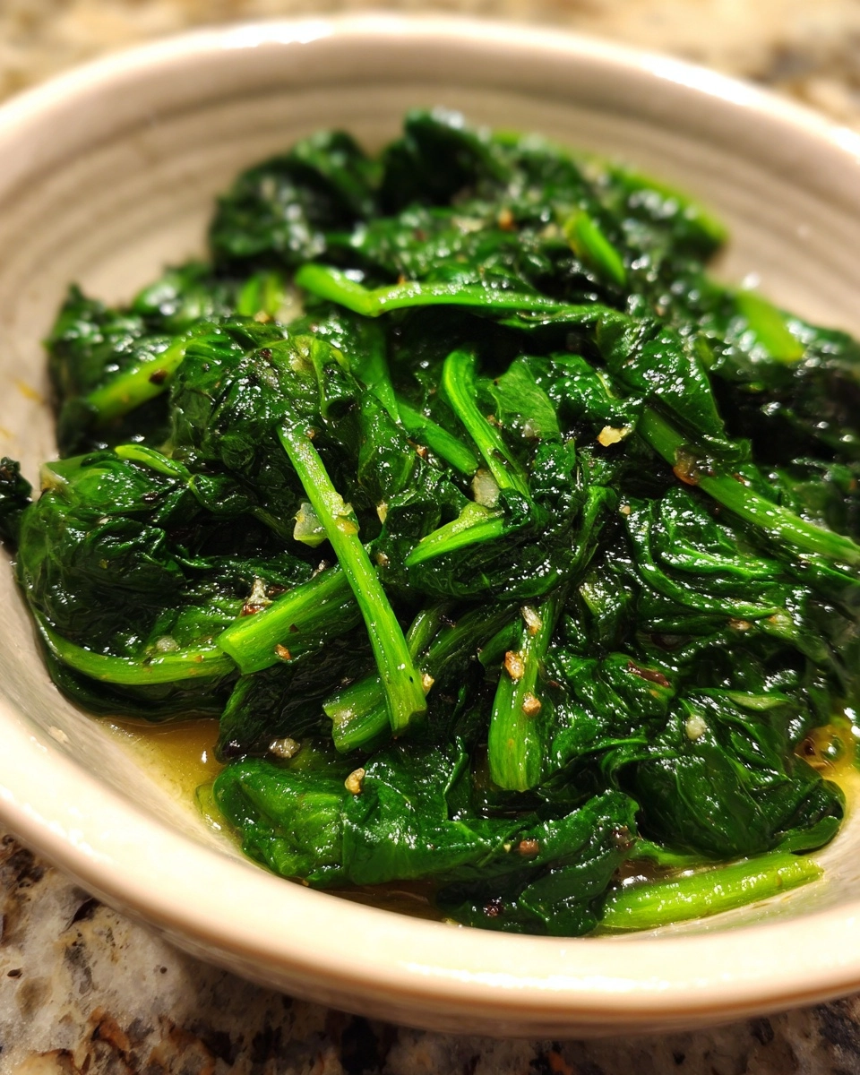 Garlic Sautéed Spinach: A Quick, Flavorful Side Dish! Garlic Sautéed Spinach