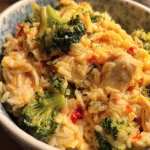 Healthy Crockpot Broccoli Chicken and Rice