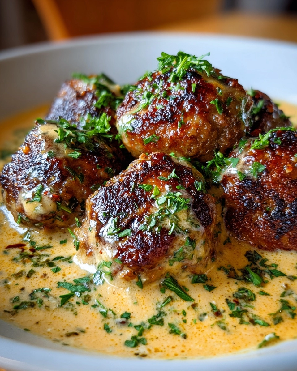 Keto Meatballs in Creamy Garlic Sauce: A Must-Try Delight! Keto Meatballs in Creamy Garlic Sauce