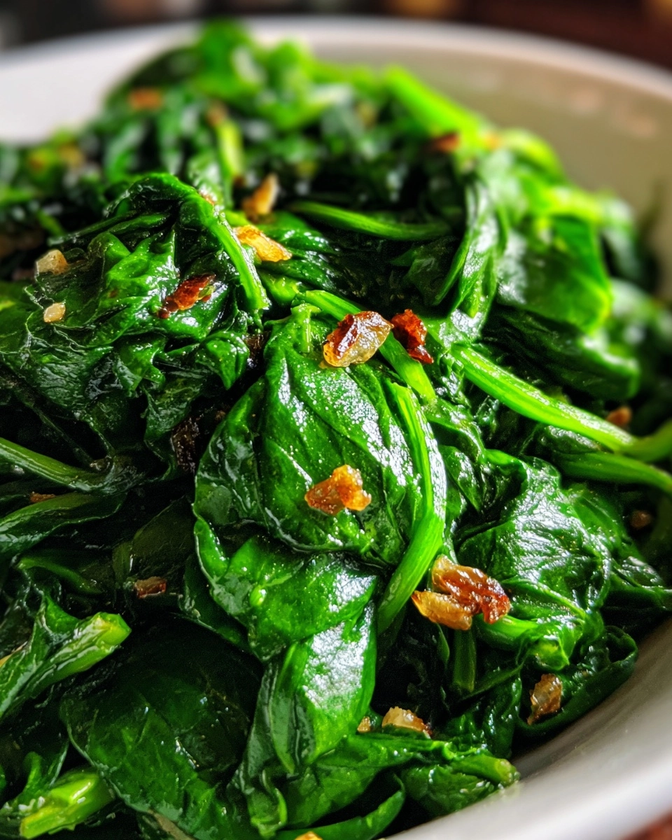 Sauteed Spinach with Garlic Recipe: A Quick & Tasty Dish! Sauteed Spinach with Garlic Recipe