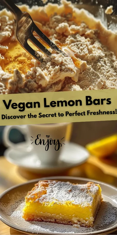 Vegan Lemon Bars
