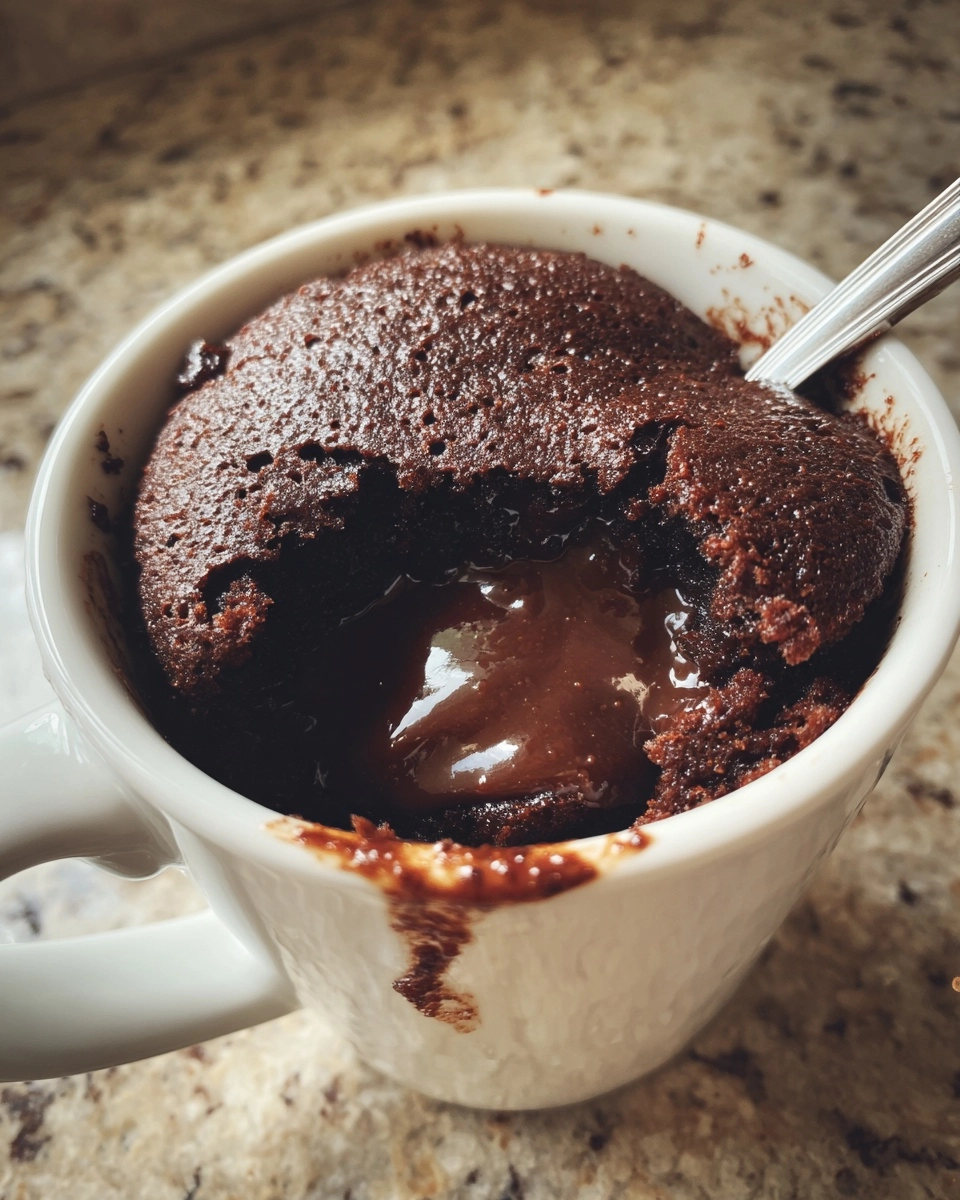 chocolate lava mug cake