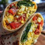 Healthy egg white breakfast wrap for a nutritious start! healthy egg white breakfast wrap